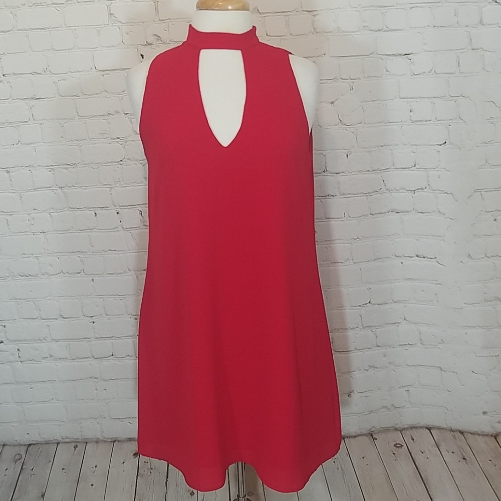 Red Mod Style Dress